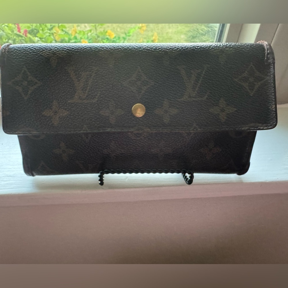 Louis Vuitton Monogram Porte Tresor International Trifold Long Wallet